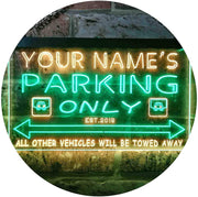 Personalized Parking Only LED Light Sign - LED Gift Works