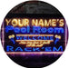 Personalized Billiards Pool Room LED Light Sign - Way Up Gifts