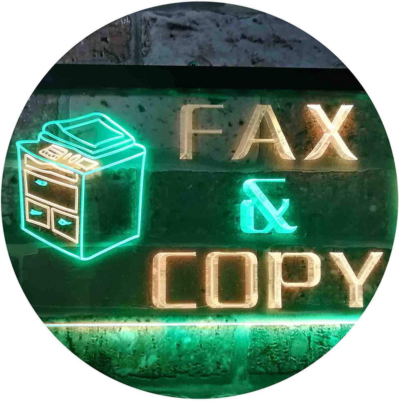 Fax Copy LED Light Sign - LED Gift Works