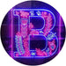 Family Name Letter B Monogram Initial LED Light Sign - Way Up Gifts