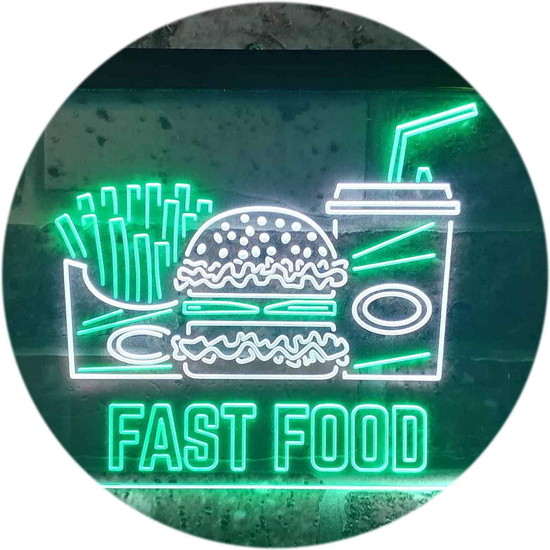 Fast Food LED Light Sign - LED Gift Works