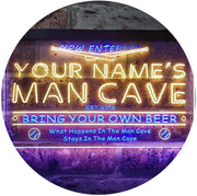 Personalized Sports Baseball Theme Man Cave LED Light Sign - LED Gift Works