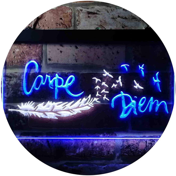 Carpe Diem Seize The Day LED Light Sign - Way Up Gifts