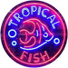 Pet Store Tropical Fish LED Light Sign - Way Up Gifts