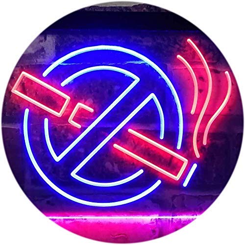 No Smoking LED Light Sign - Way Up Gifts