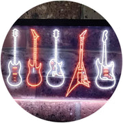 Music Guitar Set LED Light Sign - LED Gift Works