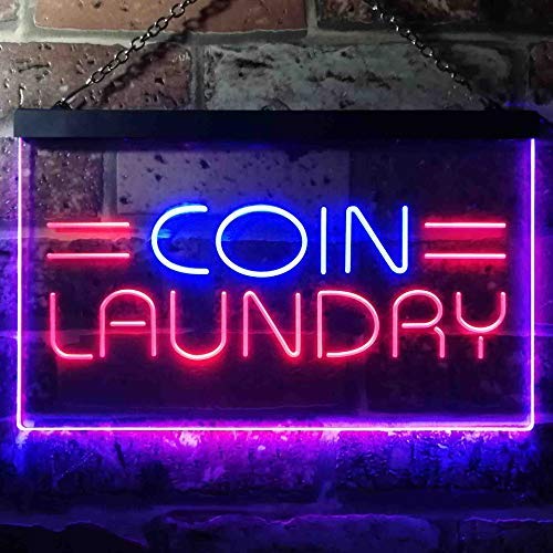 Laundromat Coin Laundry LED Light Sign - Way Up Gifts