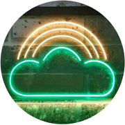 Rainbow Cloud Kids Room Decor LED Light Sign - LED Gift Works