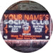 Personalized Social Club LED Light Sign - Way Up Gifts