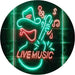 Cowboy Guitar Live Music LED Light Sign - Way Up Gifts