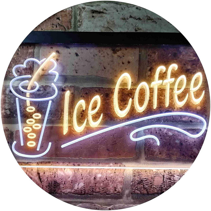 Ice Coffee LED Light Sign - Way Up Gifts