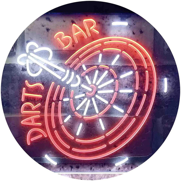 Darts Bar LED Light Sign - Way Up Gifts