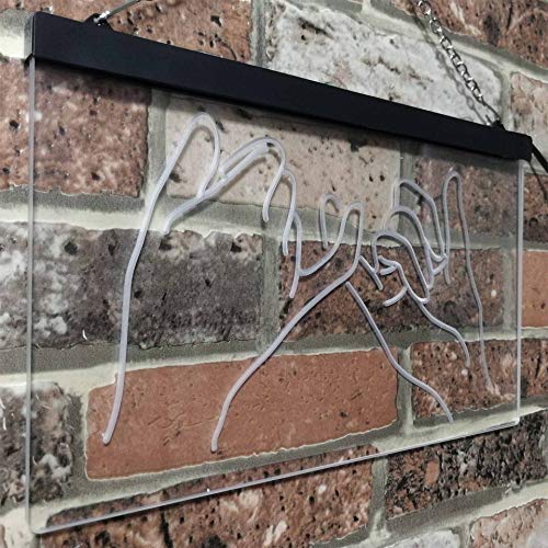 Pinky Swear Promise Cute Room Decor LED Light Sign - LED Gift Works