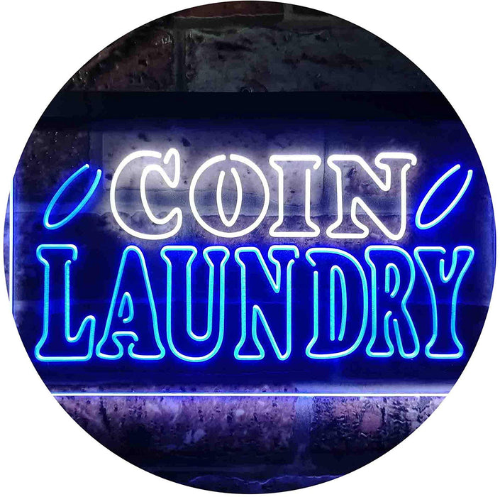 Laundromat Coin Laundry LED Light Sign - Way Up Gifts