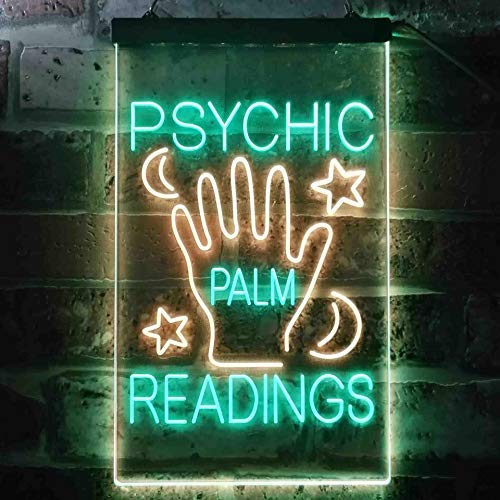 Fortune Teller Psychic Palm Readings LED Light Sign - LED Gift Works
