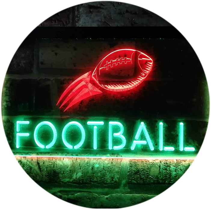 Man Cave Football LED Light Sign - Way Up Gifts