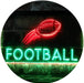 Man Cave Football LED Light Sign - Way Up Gifts