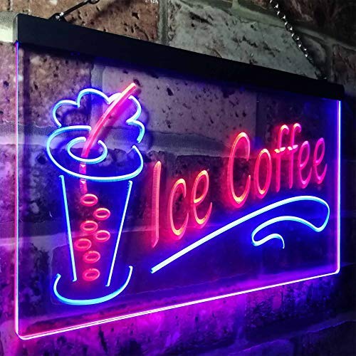 Ice Coffee LED Light Sign - Way Up Gifts