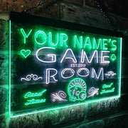 Personalized Game Room LED Light Sign - LED Gift Works
