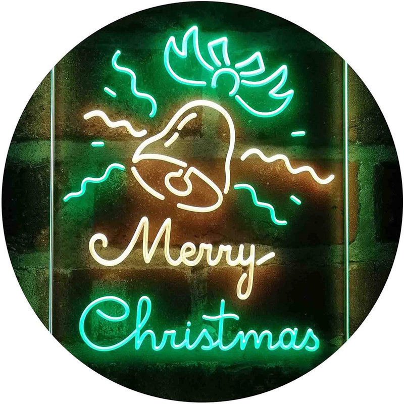 Merry Christmas Bell Decoration LED Light Sign - LED Gift Works