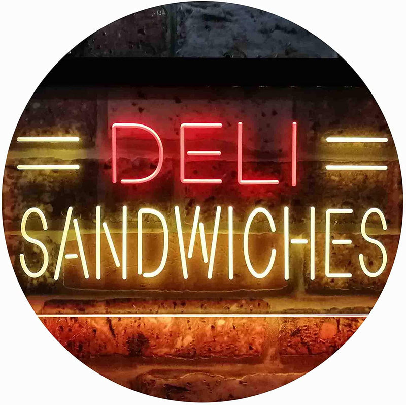 Deli Sandwiches LED Light Sign - LED Gift Works