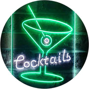 Cocktails LED Light Sign - LED Gift Works