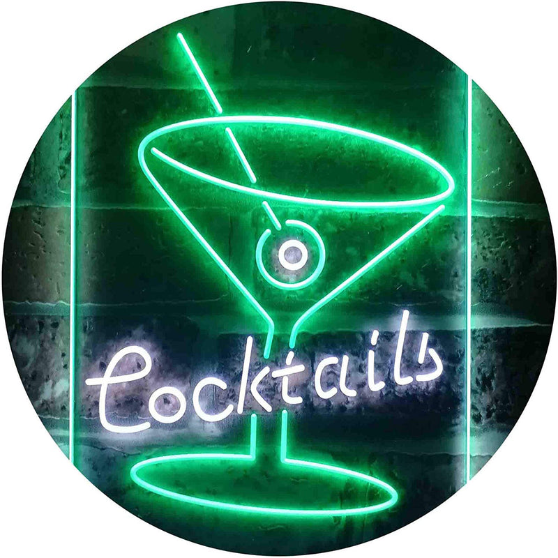 Cocktails LED Light Sign - LED Gift Works