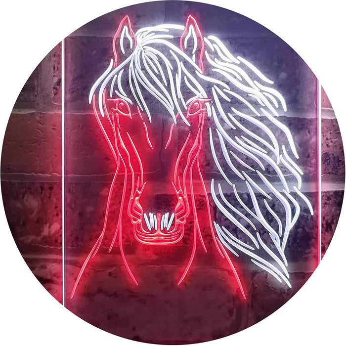 Horse Head LED Light Sign - Way Up Gifts