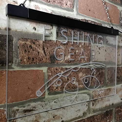 Bait Shop Fishing Gear LED Light Sign - Way Up Gifts