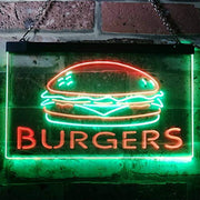 Hamburgers Burgers LED Light Sign - LED Gift Works