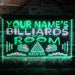 Personalized Pool Billiards Room LED Light Sign - Way Up Gifts