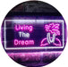 Paradise Island Living The Dream LED Light Sign - Way Up Gifts