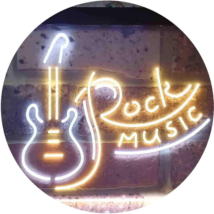 Guitar Rock Music LED Light Sign - Way Up Gifts