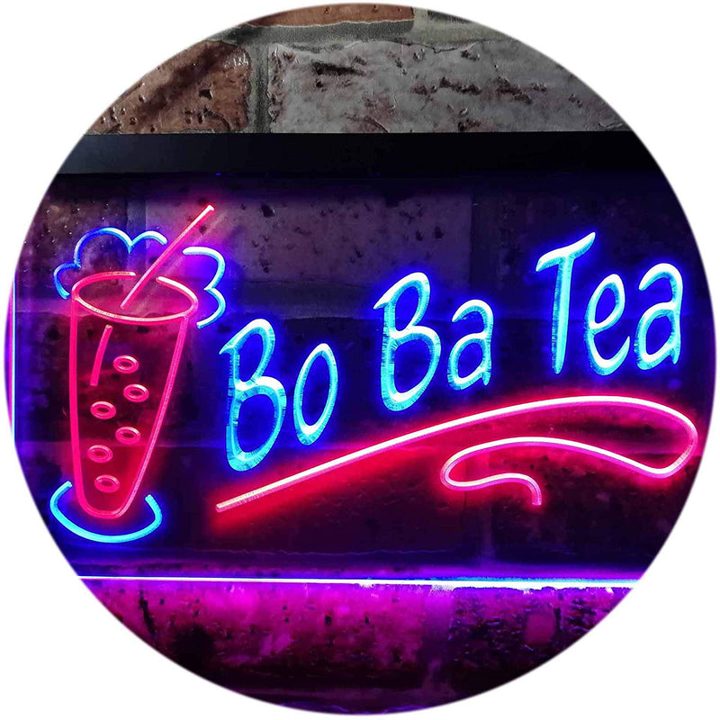 Boba Bo Ba Tea LED Light Sign - LED Gift Works