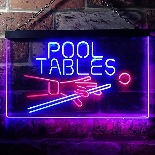 Billiards Pool Tables LED Light Sign - Way Up Gifts