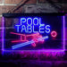 Billiards Pool Tables LED Light Sign - Way Up Gifts