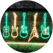 Music Guitar Set LED Light Sign - LED Gift Works