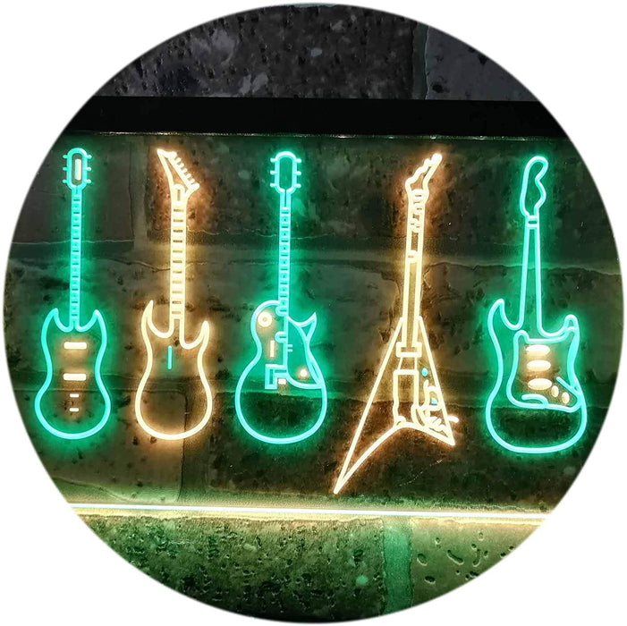 Music Guitar Set LED Light Sign - Way Up Gifts