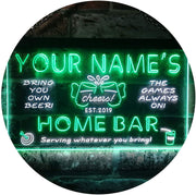 Personalized Beer Cheers Home Bar LED Light Sign - LED Gift Works