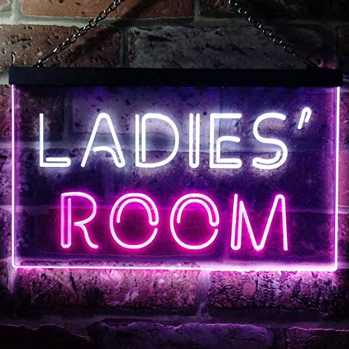 Bathroom Restroom Women Ladies Room LED Light Sign - Way Up Gifts