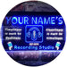 Personalized Recording Studio LED Light Sign - Way Up Gifts