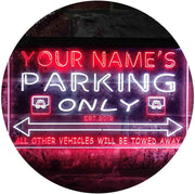 Personalized Parking Only LED Light Sign - LED Gift Works