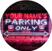 Personalized Parking Only LED Light Sign - Way Up Gifts