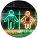 Men Women Bathroom Restroom LED Light Sign - Way Up Gifts