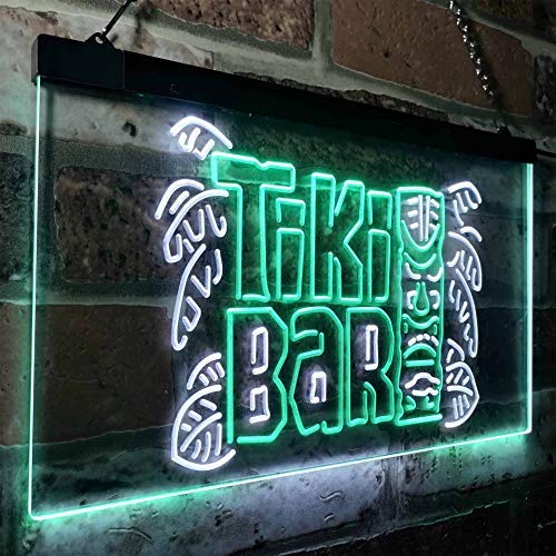 Tiki Bar LED Light Sign - LED Gift Works