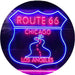 Chicago to Los Angeles Route 66 LED Light Sign - Way Up Gifts