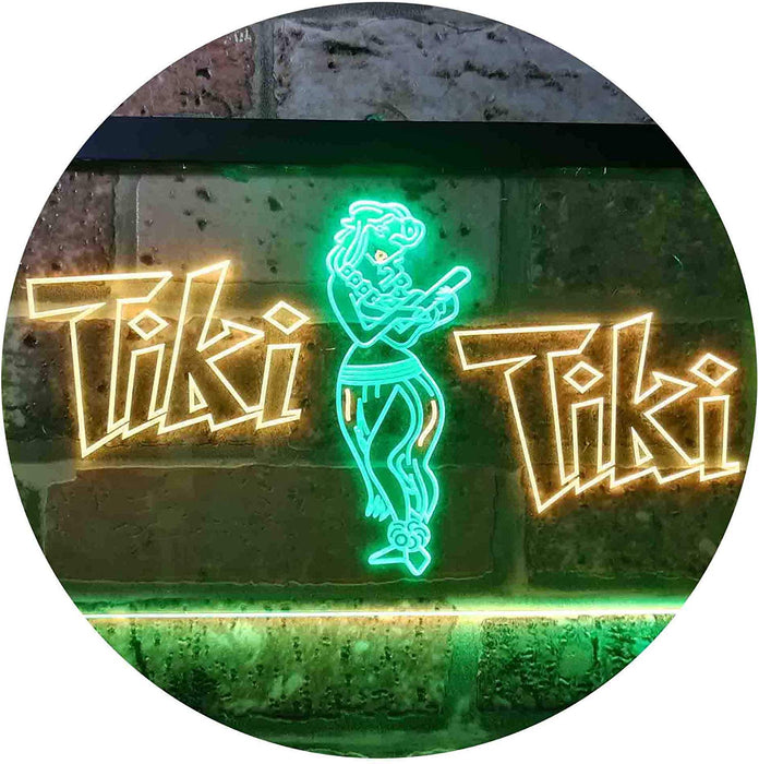 Hula Dancer Tiki Tiki Bar LED Light Sign - Way Up Gifts