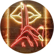 Finger Nail On Lip Beauty Salon LED Light Sign - LED Gift Works