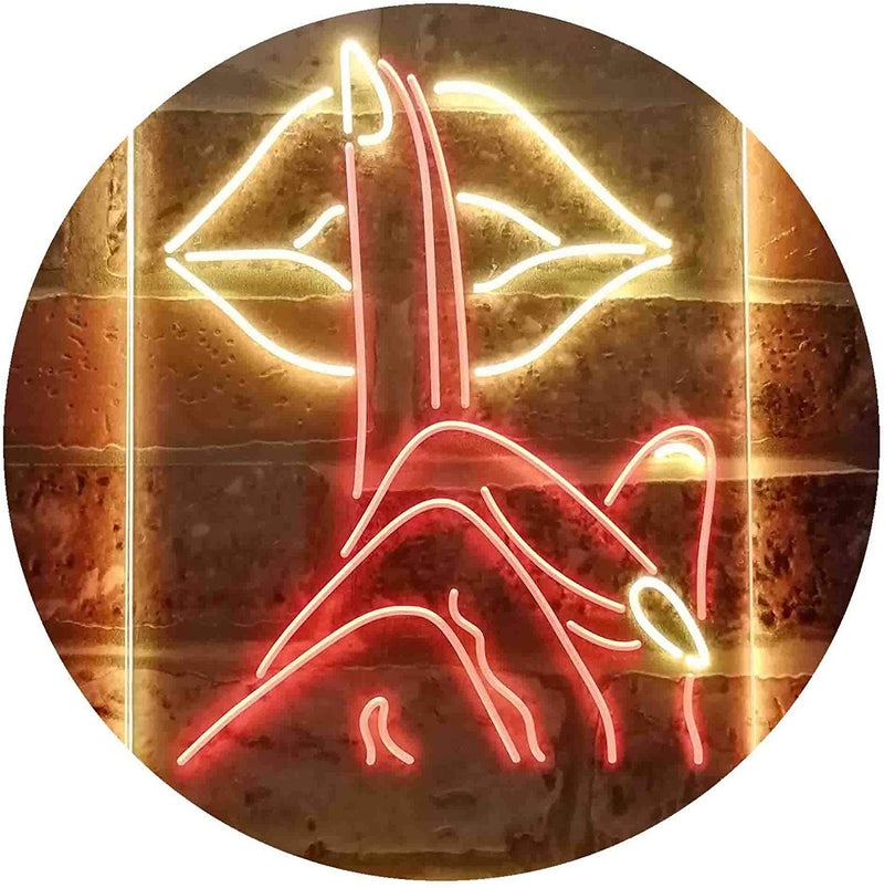 Finger Nail On Lip Beauty Salon LED Light Sign - LED Gift Works