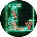 Family Name Letter L Monogram Initial LED Light Sign - Way Up Gifts